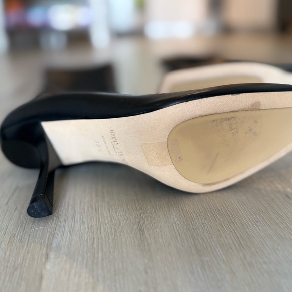 New Jimmy Choo Mire Square-Toe Thigh-High Leather Boots 38.5 $1,695 - Picture 8 of 15